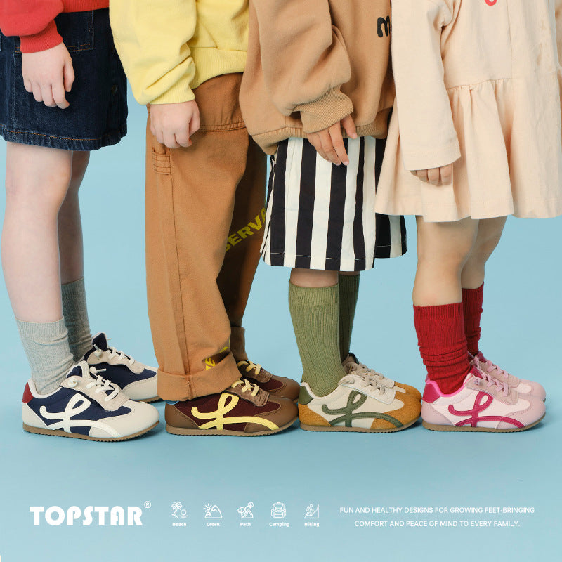 Pretty Beautiful Glamorous Autumn Soft Bottom Kid's Sneakers