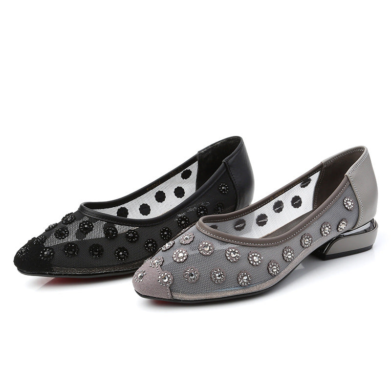 Women's Female Tennis Summer Pumps Flat Breathable Soft Sandals