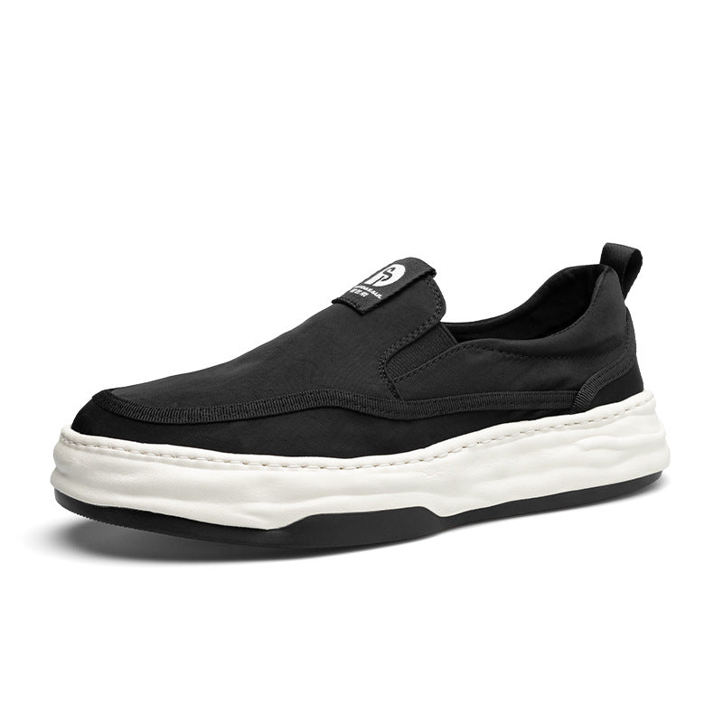 Men's Slip-on Lofter Summer Fashionable Versatile Breathable Canvas Shoes
