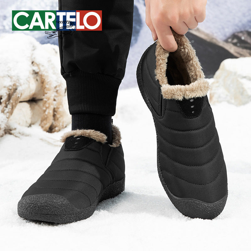 Men's Crocodile Couple Winter With Veet Outdoor Men's Shoes
