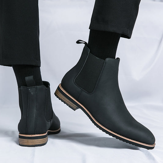 Men's Plus Size British Style Retro Fashion Boots