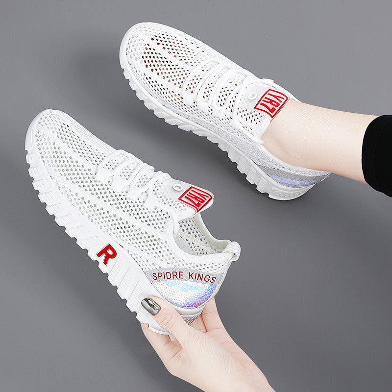 Women's Lightweight Mesh Leisure Soft Bottom Travel Sneakers