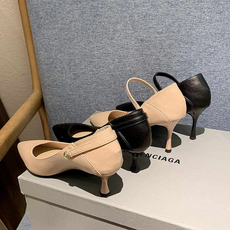 Women's High Low Soft Three-way Strap Plus Size Women's Fashion Shoes