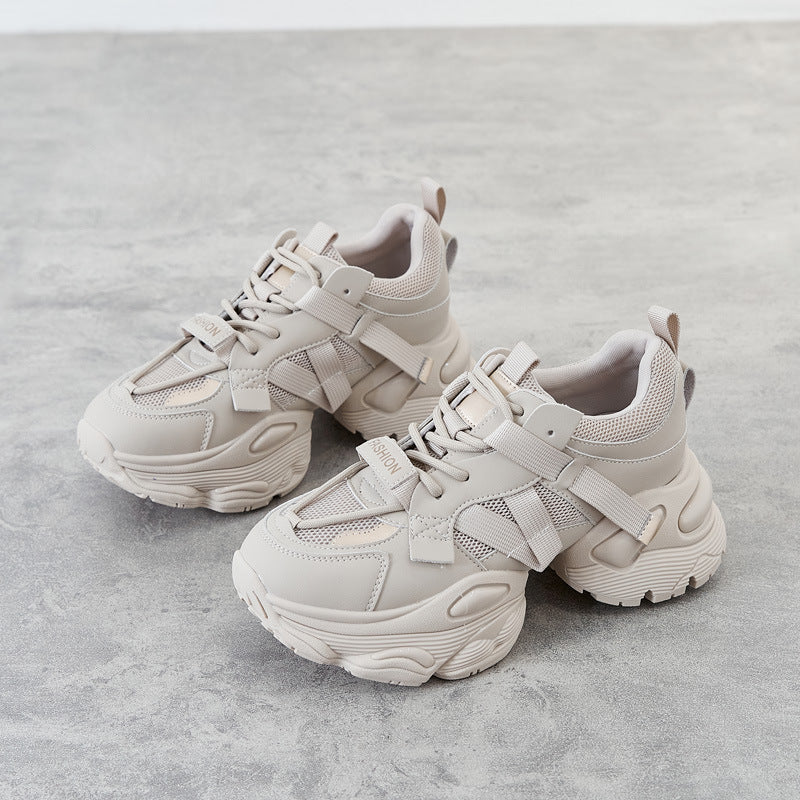 Women's European Goods Platform Dad Trendy Autumn Height Sneakers