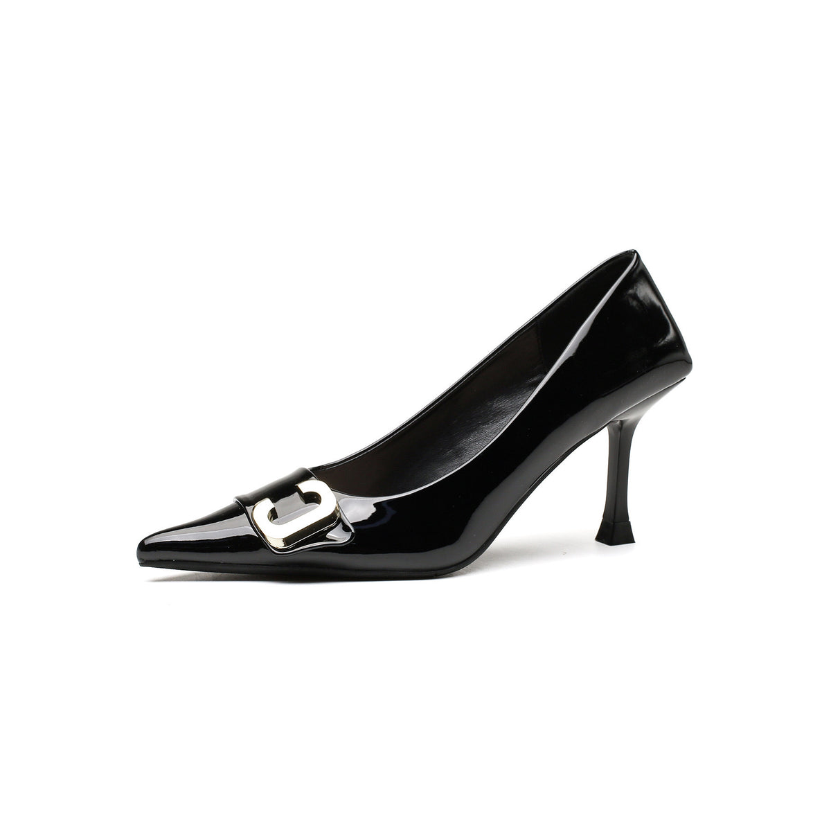 Women's Wine Red Classy High French Style Temperament Niche Low-cut Stilettos Heels