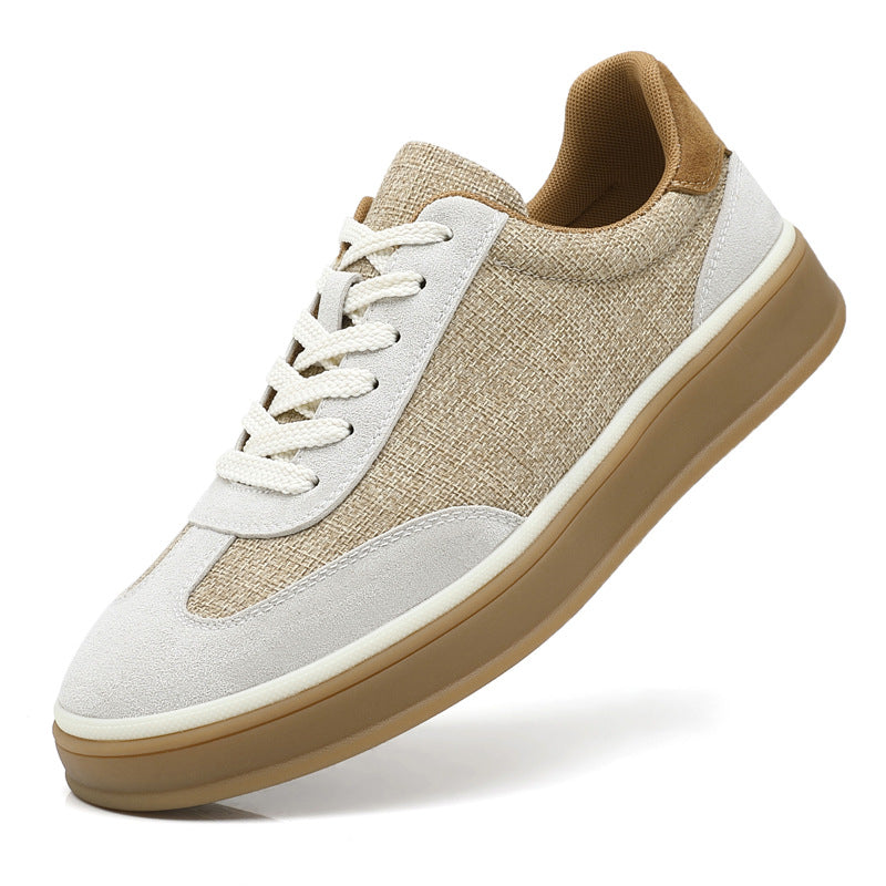 Men's Sports Skate Color Matching German Training Flat Pumps Men's Shoes