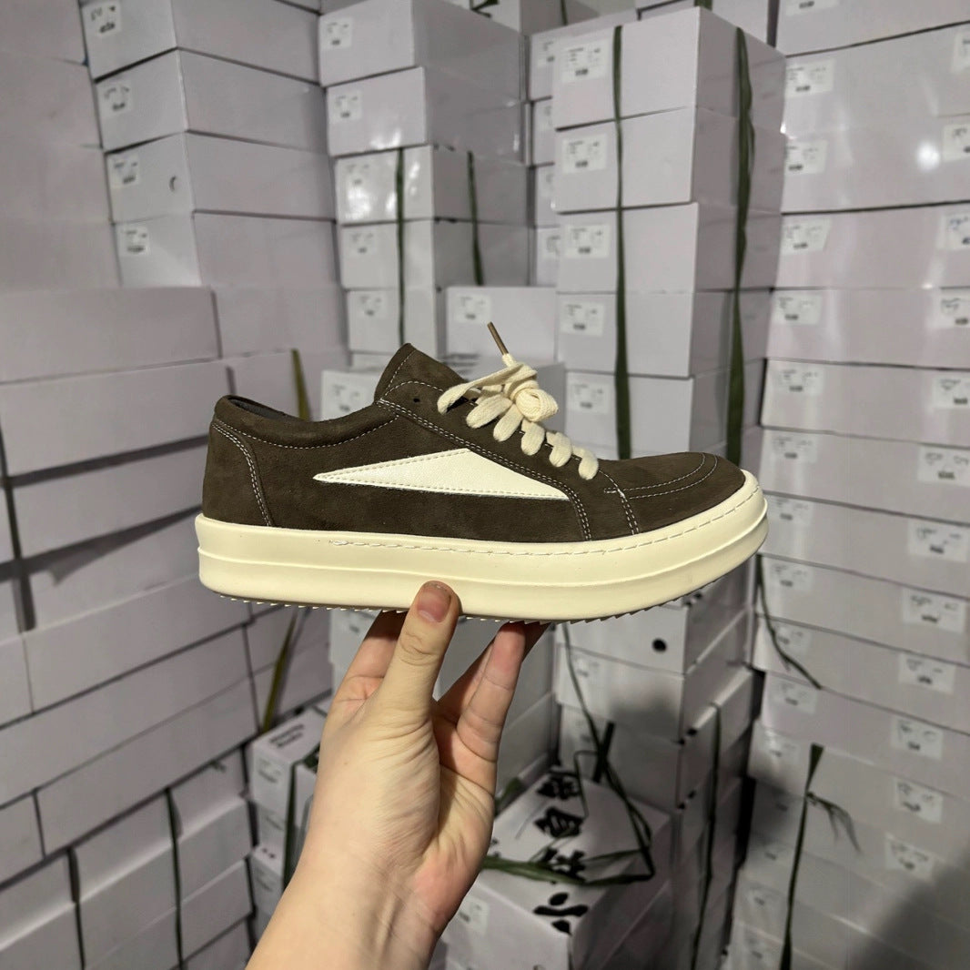 Men's American High Street Fashion Black Niche Men's Board Shoes