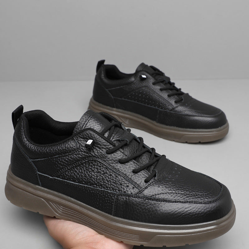 Men's Hollow Soft Surface Platform Breathable One Men's Shoes