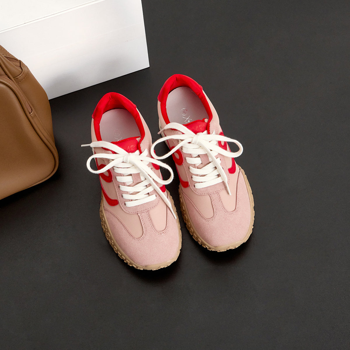 Women's Height Increasing Insole German Training Small Size Thick Bottom Color Women's Casual Shoes