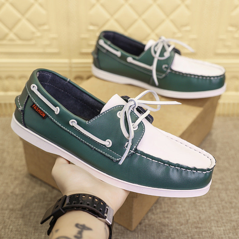 Men's Plus Size Boat Korean Fashionable Driving Loafers