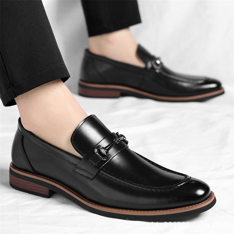 Size Formal Wear Low Soft Bottom Surface Men's Business Leather Shoes