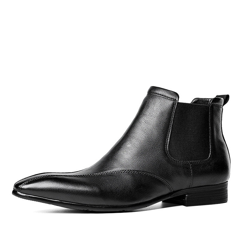 Men's Gentleman Business Sleeve Pointed Chelsea Fashion Boots