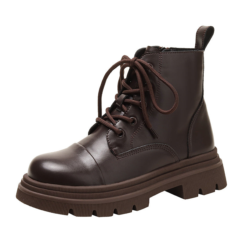 Women's Martin For Platform Ankle British Style Boots