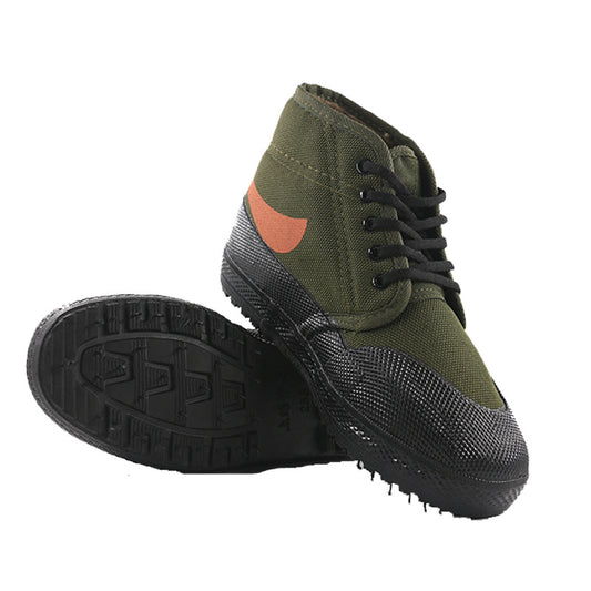 Women's & Men's Liberation Cotton Fleece-lined Thickened Construction Site Canvas Shoes