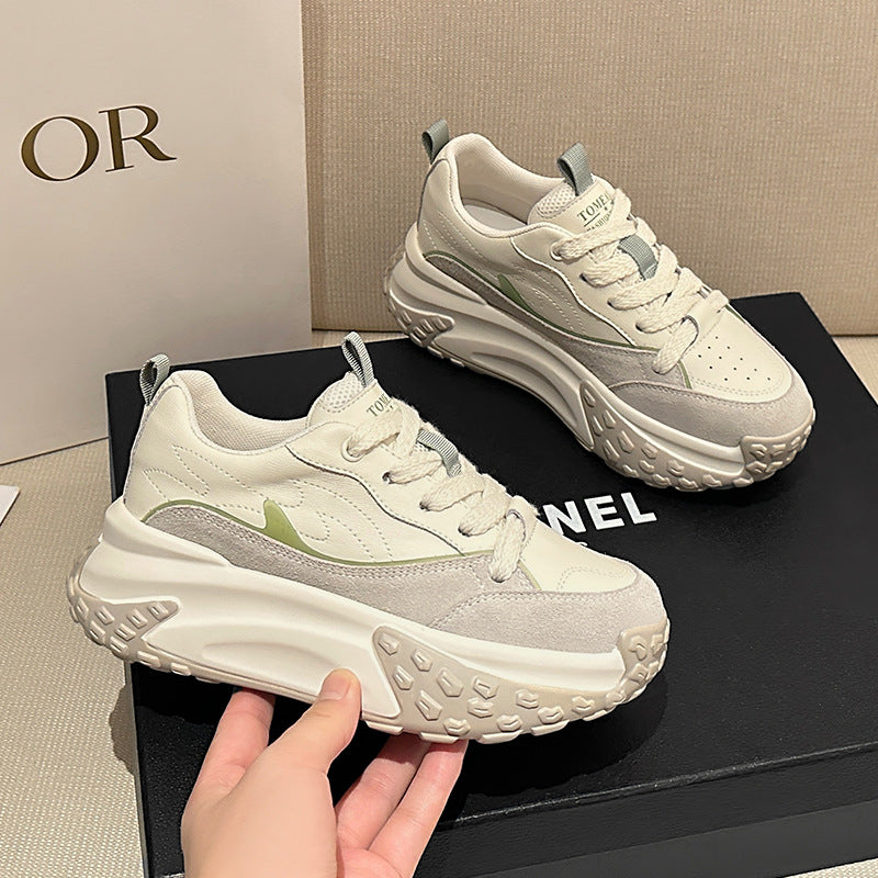 Women's Dad Fashionable Spring Korean Style Thick Women's Sports Shoes