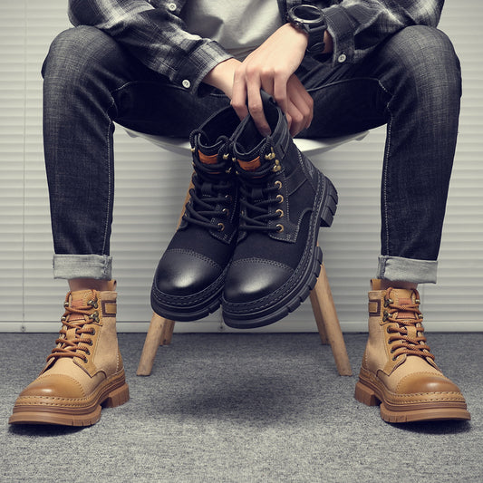 Men's Martin British Style Retro Clothes Combat Boots