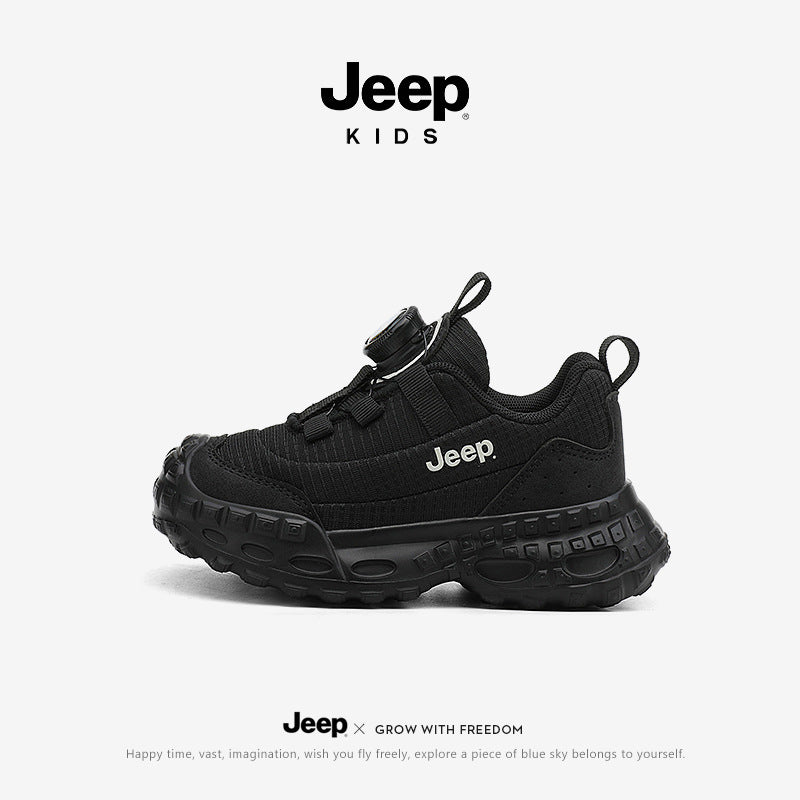 Children's Spring Boys Outdoor Mountaineering Dad Breathable Kid's Sneakers