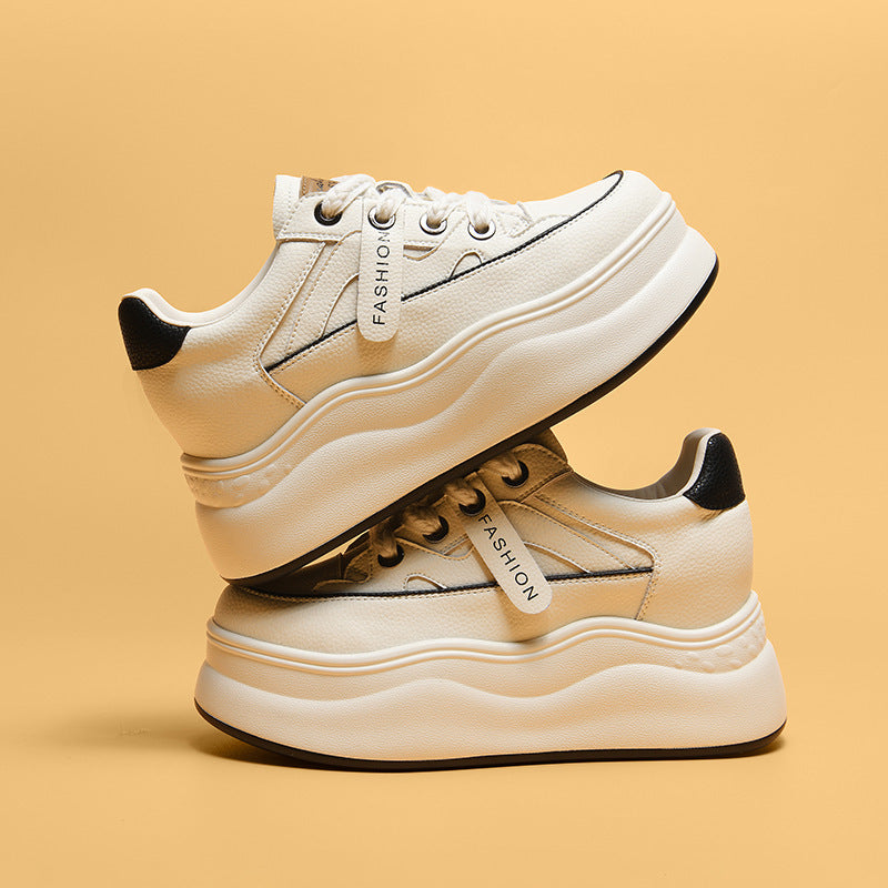 Women's Small Thick Bottom Platform Hidden Fashion Sneakers