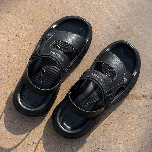 Men's Feeling Platform Trendy Soft Bottom High Elastic Sandals