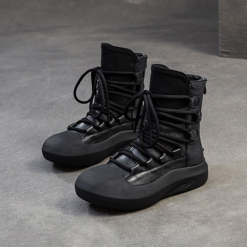 Women's & Men's Winter Retro Platform British Martin Design Boots