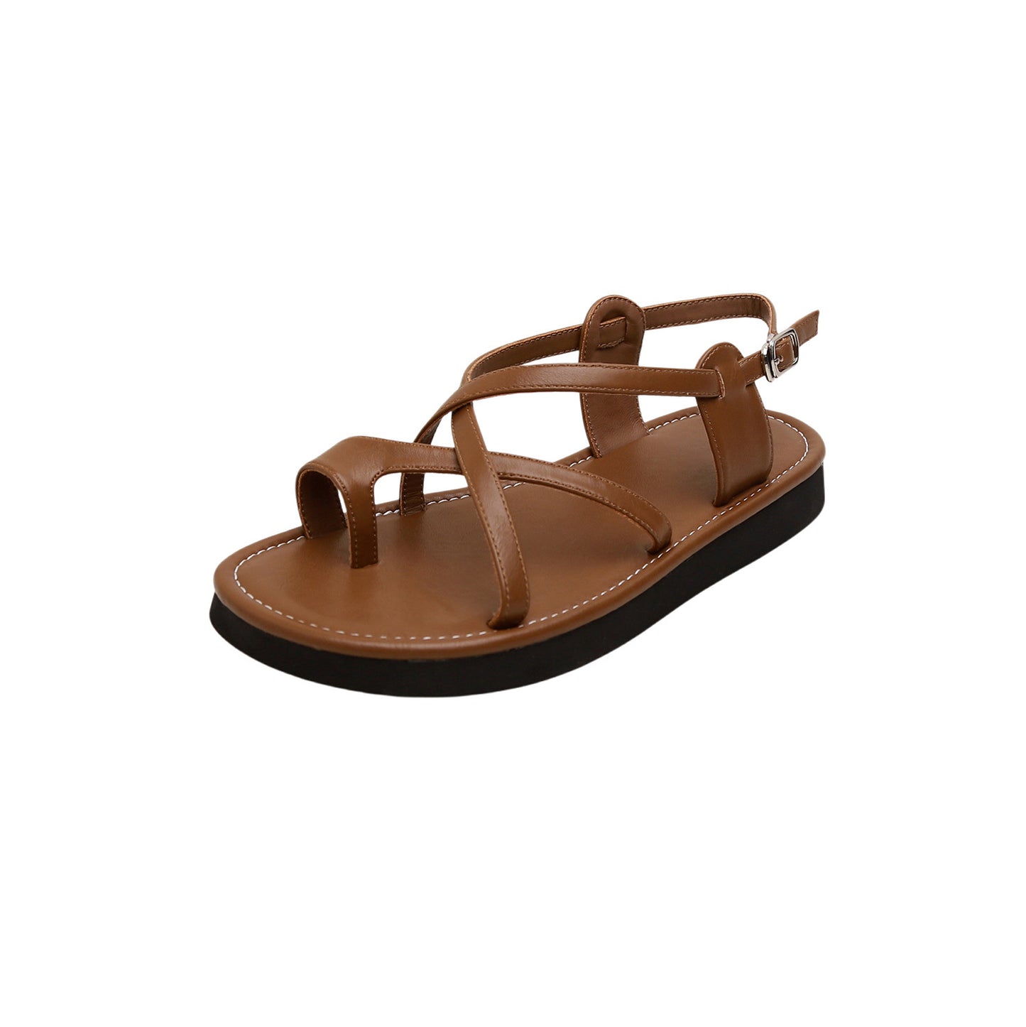 Women's Toe Covering Soft Bottom Niche Roman Sandals