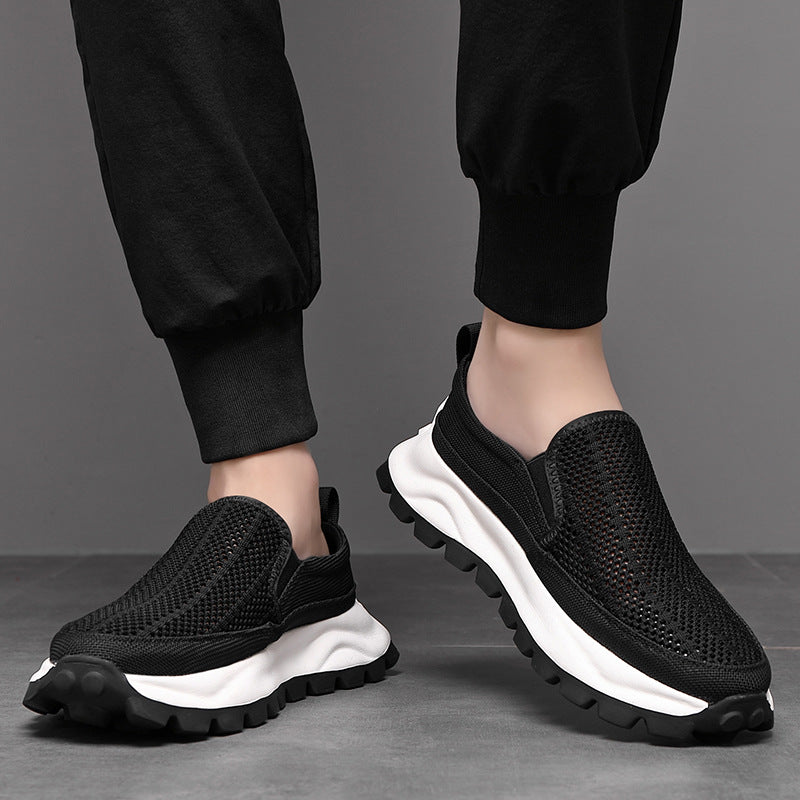 Breathable Mesh Slip-on Lazy Thin Leisure Canvas Shoes