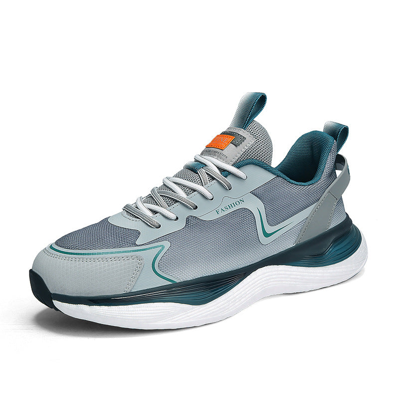 Men's Mesh Breathable Running Popcorn Soft Bottom Sneakers