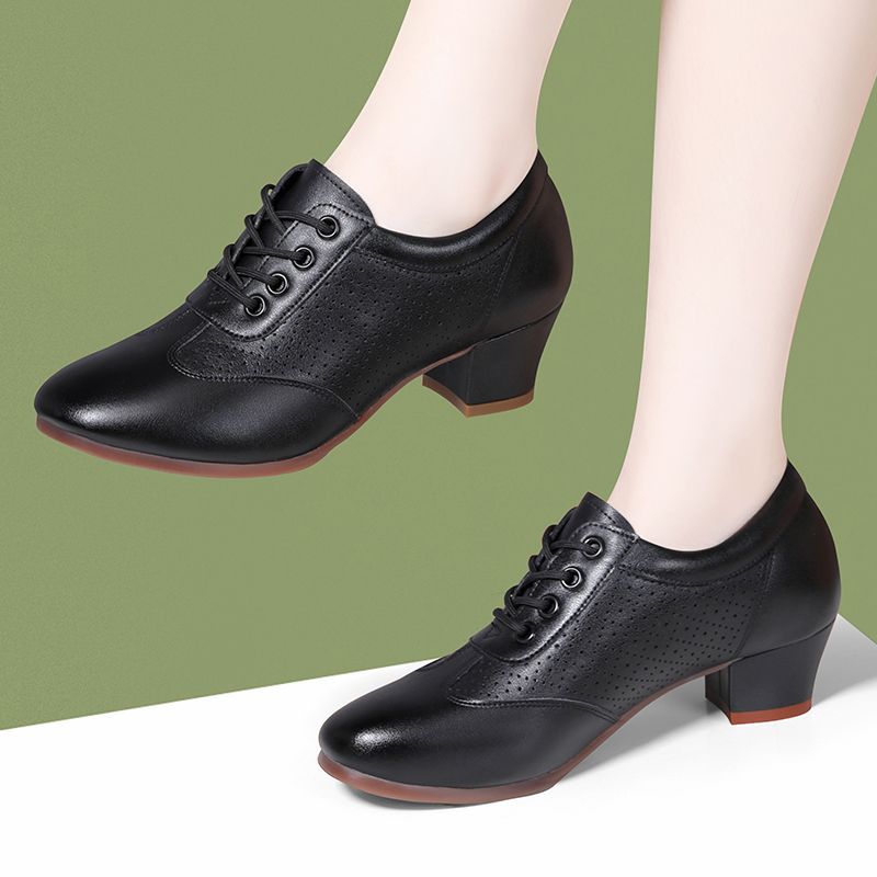 Women's Latin Dance Soft Bottom Dancing Ballroom Adult Women's Fashion Shoes