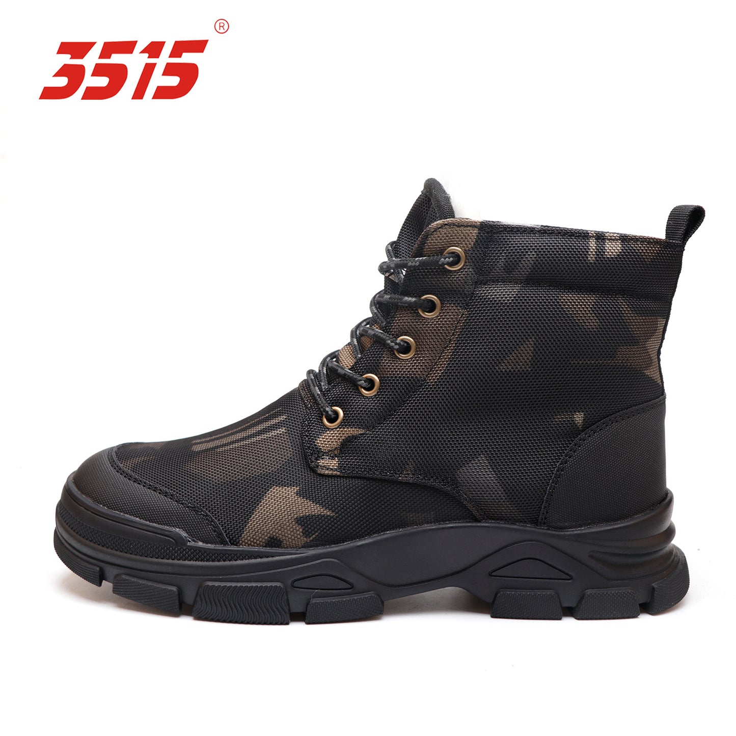 International Outdoor Wool Round Toe Floral Boots