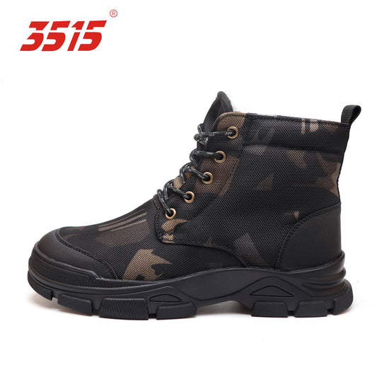 International Outdoor Wool Round Toe Floral Boots