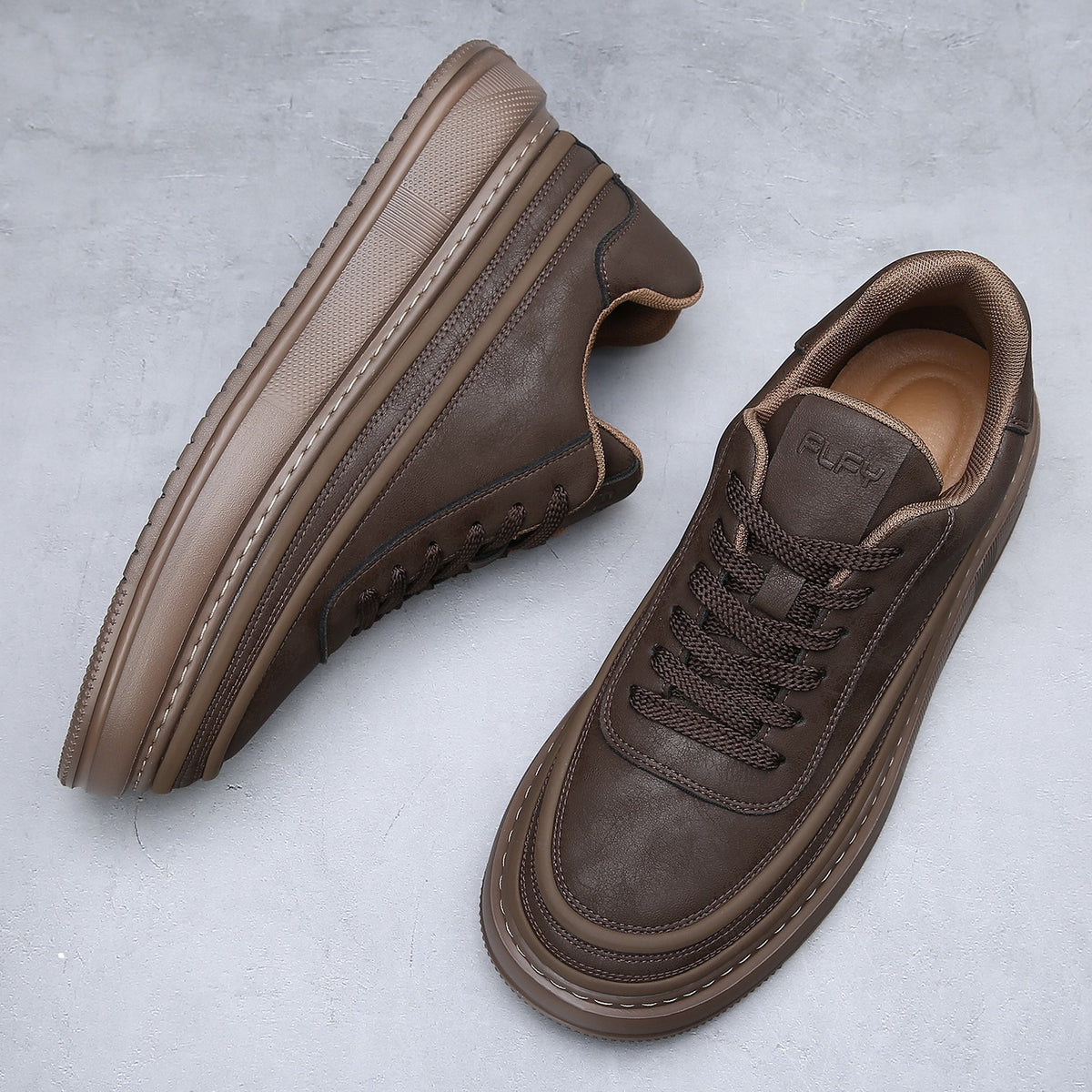 Men's Thick Bottom Hight Increasing Breathable Trendy Casual Shoes