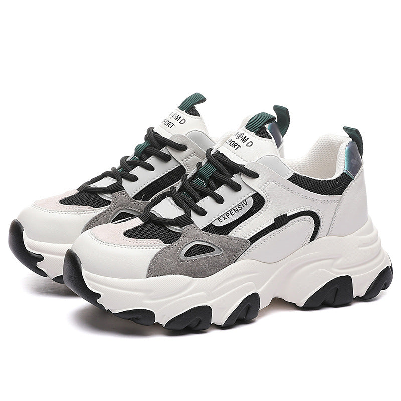 Women's Dad Platform Travel Versatile Mom Sports Sneakers