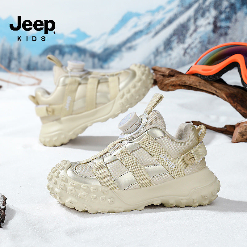 Innovative Winter Fleece-lined Warm Keeping Boy's Kid's Sneakers