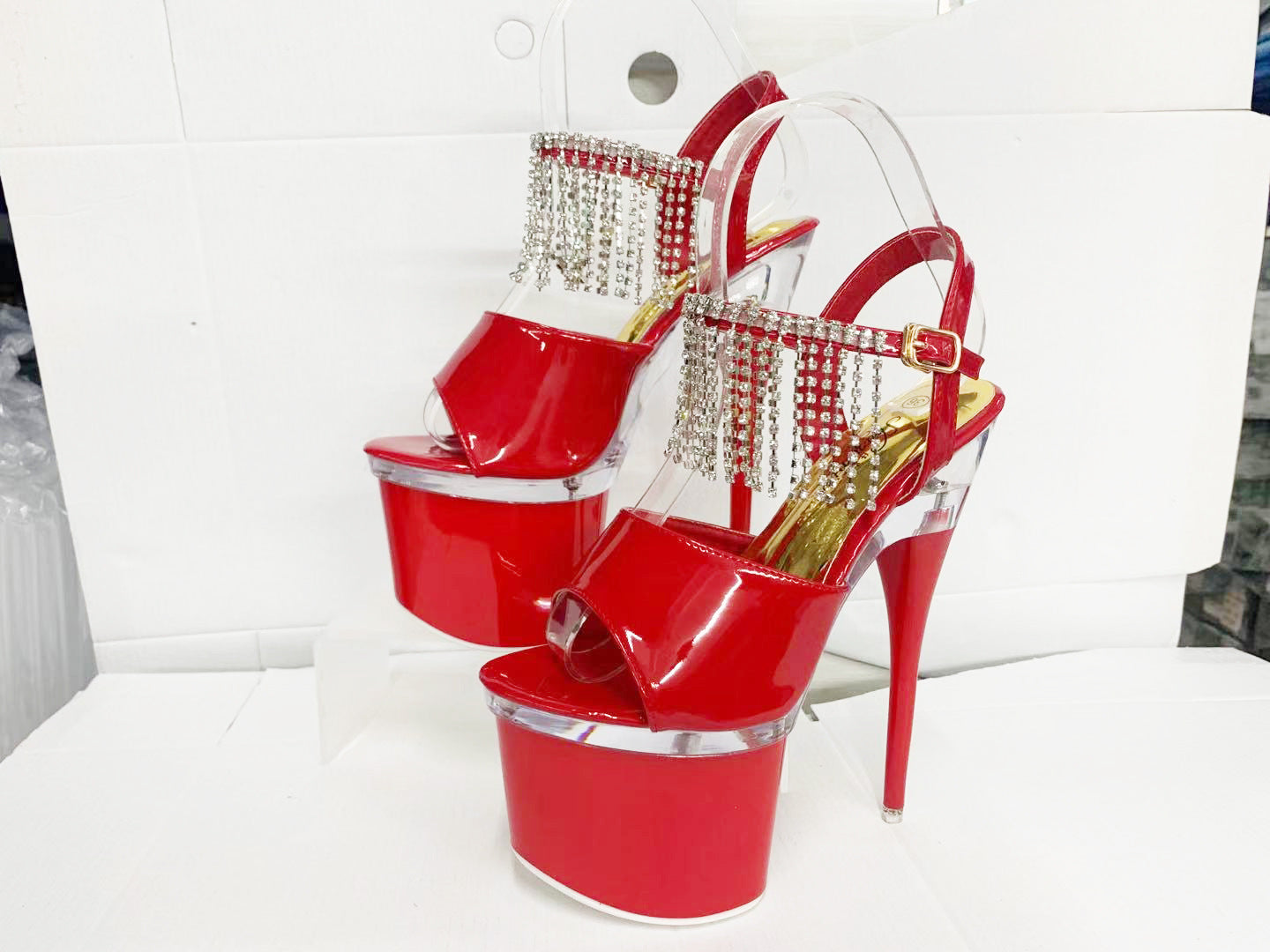Women's High Platform Nightclub Super Catwalk Pole Sandals