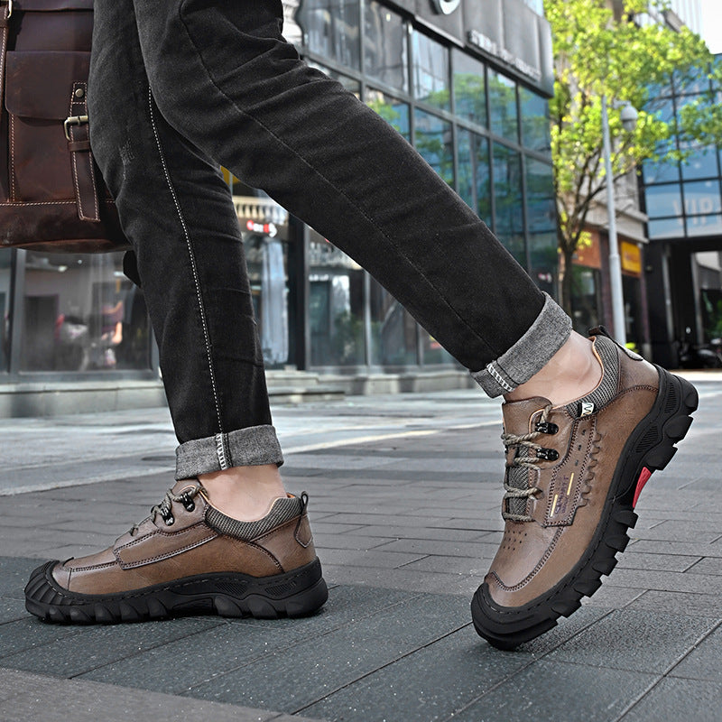 Men's Autumn Plus Size Outdoor Climbing Genuine Casual Shoes