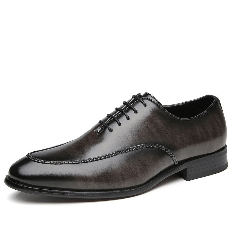 Men's Wear Retro British Style Youth Office Gentleman Leather Shoes