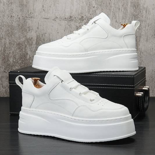 Men's Simple Comfortable Cool Breathable Solid Color Campus Casual Shoes