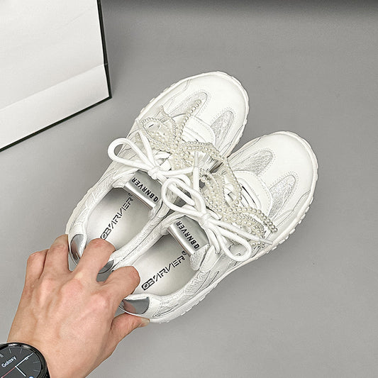 Increasing Insole Ballet Style Training Female Sneakers