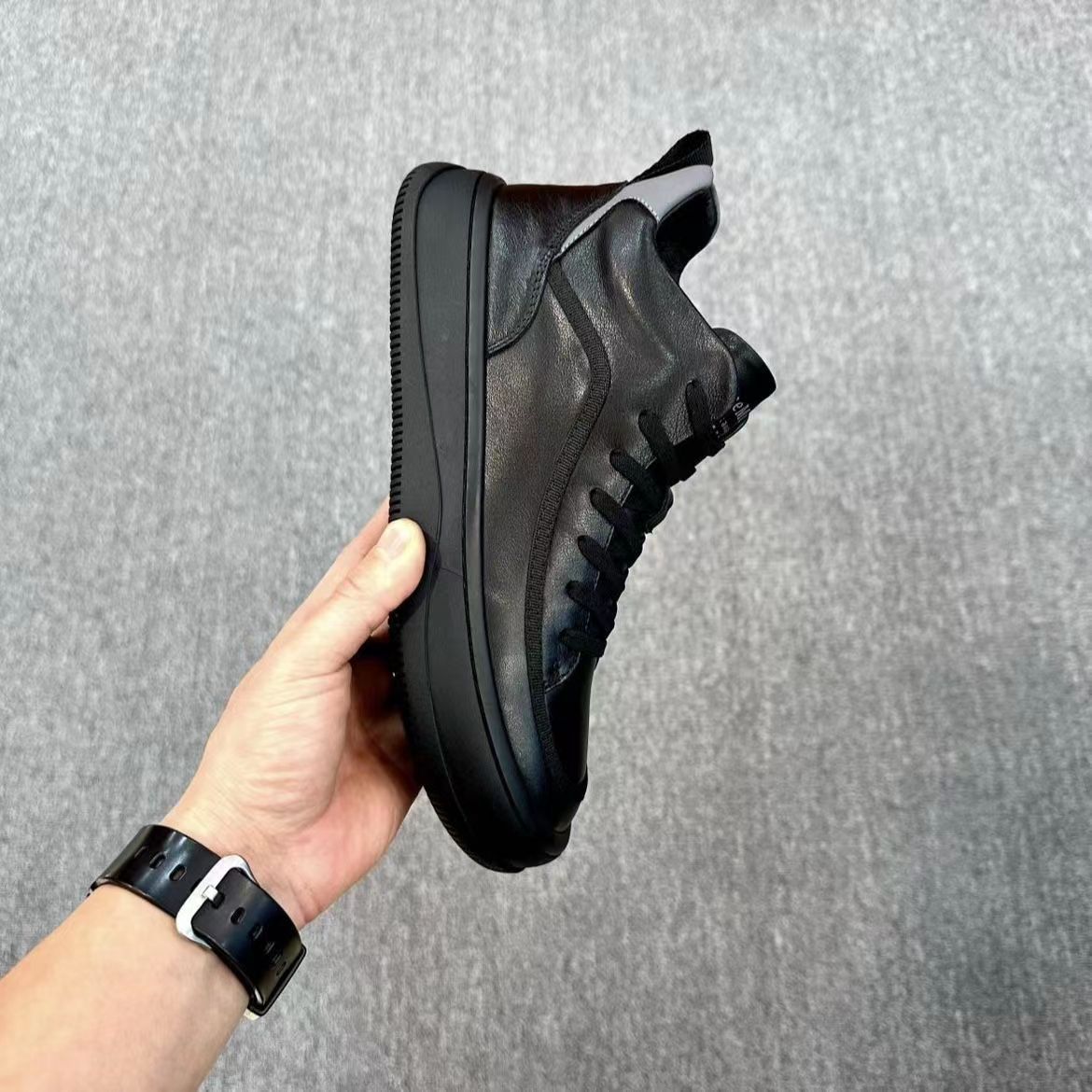 Men's Winter Real With Fleece Lining Warm Cotton Flat Men's Casual Shoes