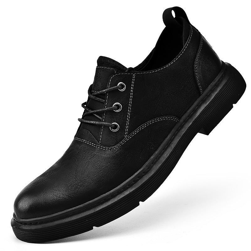 Men's Thick Bottom Fashion Plus Size British Casual Shoes