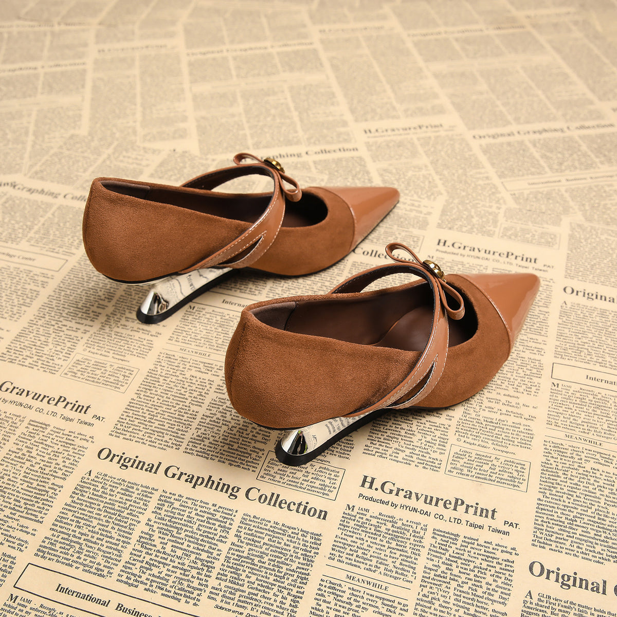 Women's Genuine Wedge Beautiful French Mary Jane High Spring Temperament Small Women's Fashion Shoes