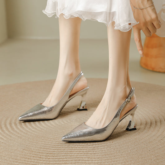 Women's Stiletto Summer Comfortable Dress French Style Heels