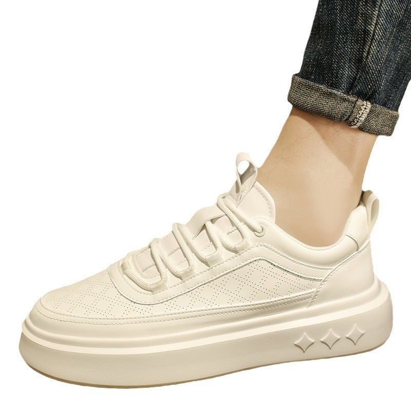 Men's Summer Breathable Skateboard Thick Bottom Fashionable Casual Shoes