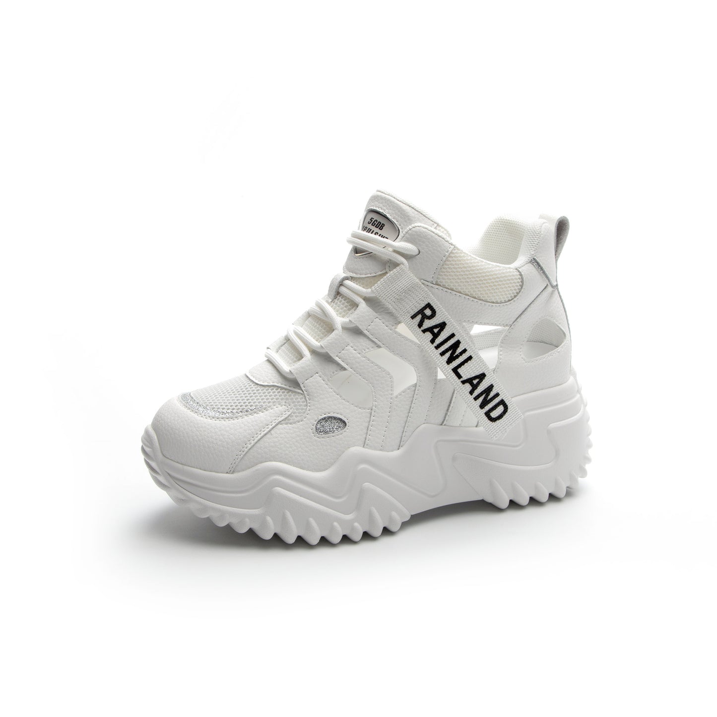 Women's Genuine Platform Dad Mesh Breathable Sports Heels