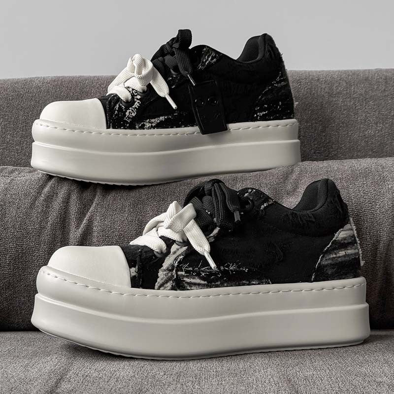 Women's & Men's Increasing Ugly Cute Big Head Bread Men's Casual Shoes