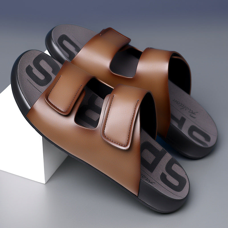 Men's Summer Fashionable Soft Bottom Business Outer Sandals