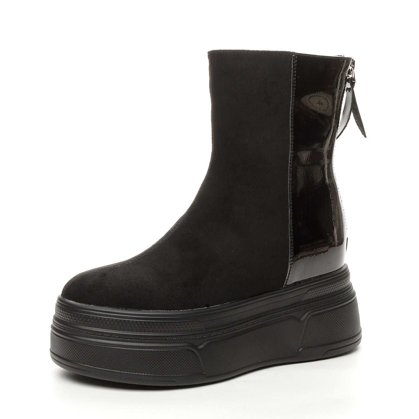 Women's Warm Down Winter Front Zipper Fashion Snow Boots