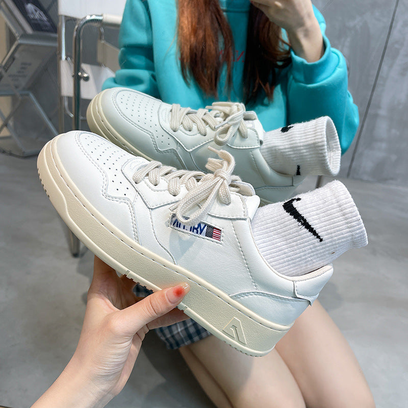 Women's Platform Calf Niche Korean Style Sports Sneakers