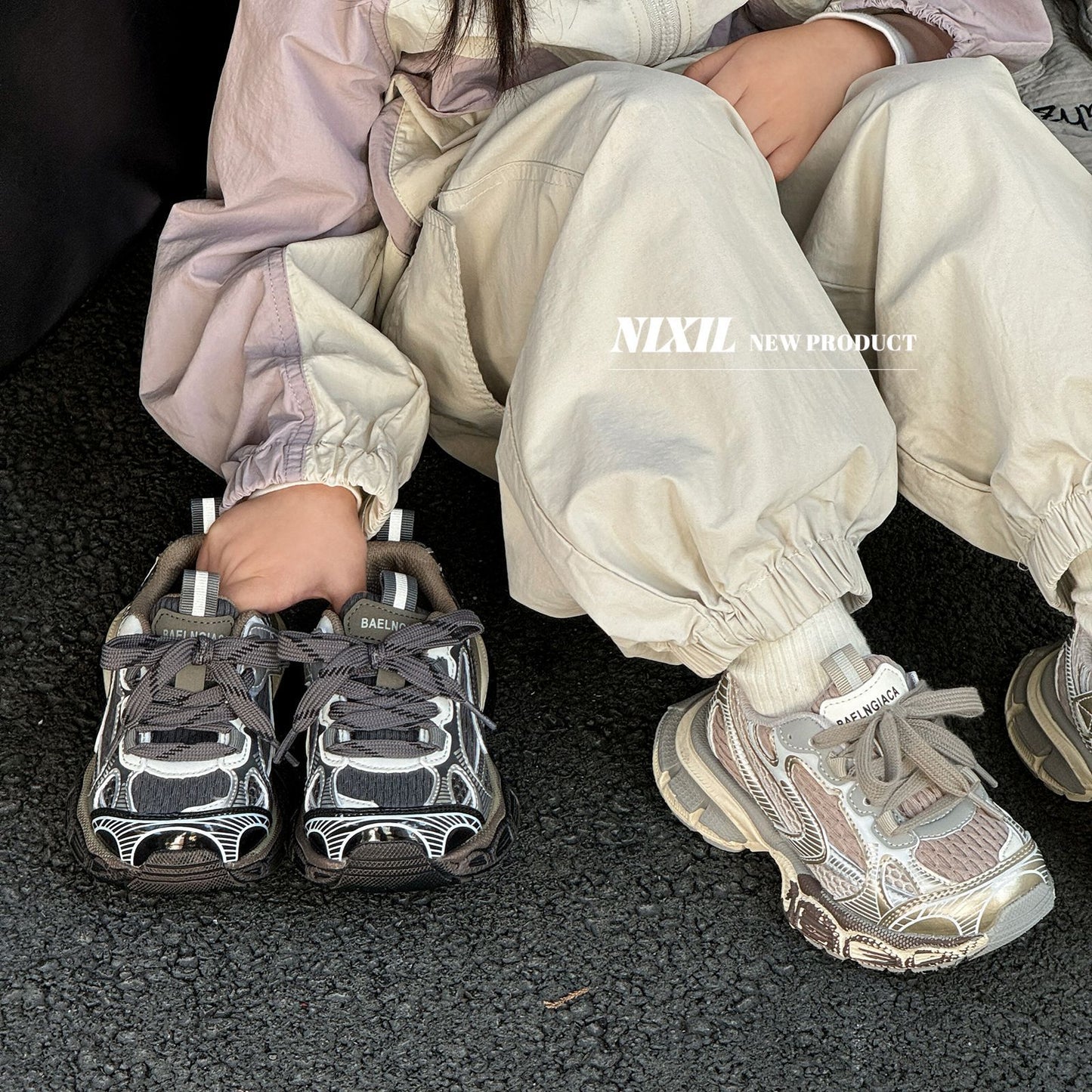 Children's Dad Spring Trendy Boys Fashionable Brushed Kid's Sneakers
