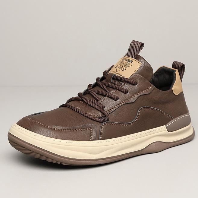 Men's Soft Bottom Stylish Breathable Fashion Brown Men's Board Shoes